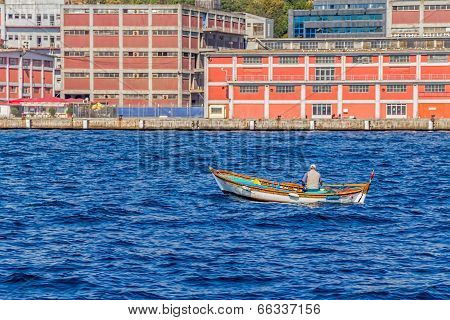 Istanbul fisherman