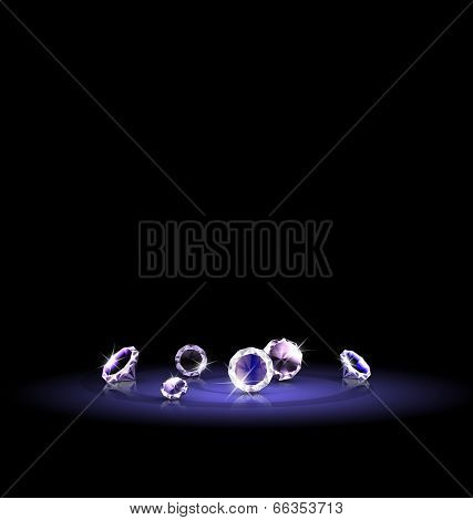 darkness and crystals