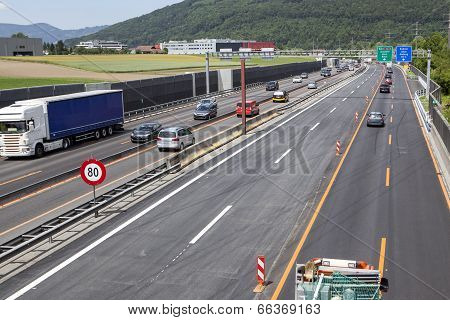 Swiss Highway, Construction Site