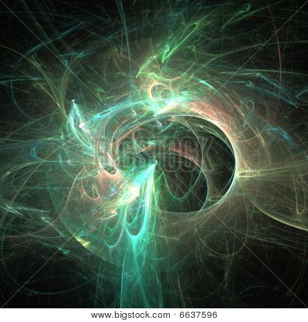3D Fractal wordt weergegeven voor achtergrond