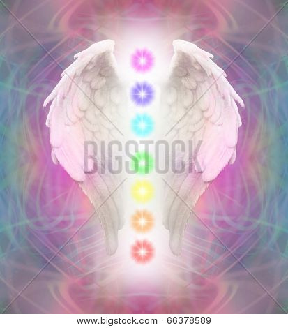 Angel Wings and Chakras