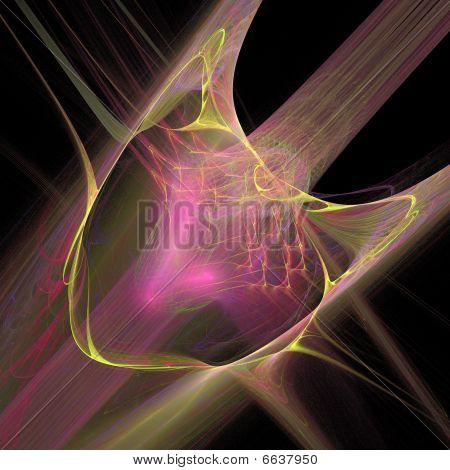 3D Fractal wordt weergegeven voor achtergrond