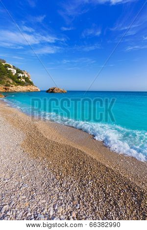 Javea Playa Ambolo beach Xabia in Mediterranean Alicante Spain