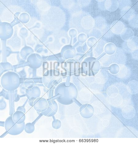 Abstract Molecules Medical Background
