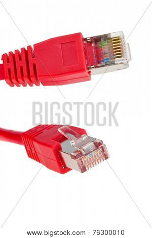 the red wire of a network from a computer.