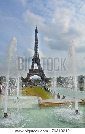 the Eiffel Tower