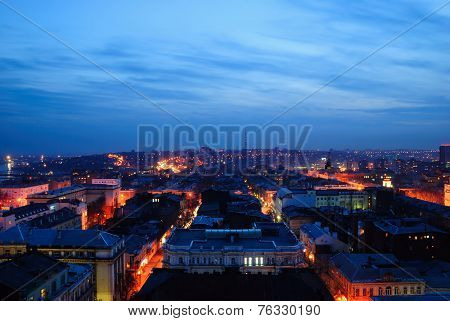Russia. Rostov-on-don. Evening Cityscape