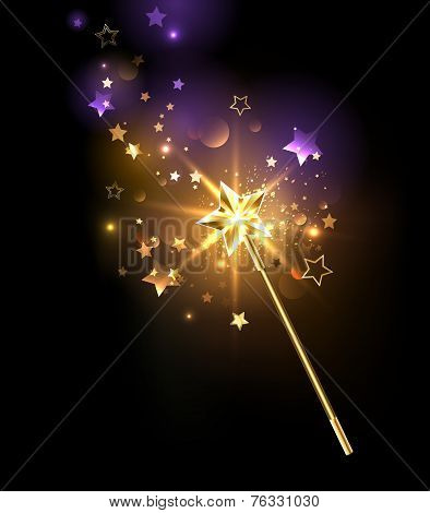 Golden Magic Wand