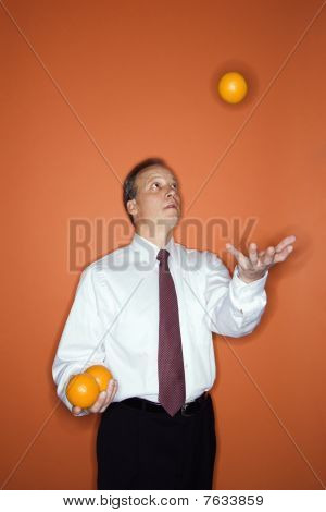 Podnikatel žonglování