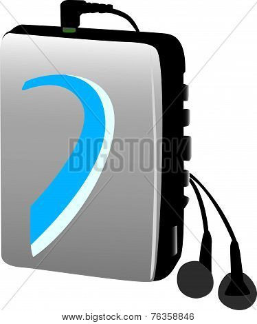 Old Style Electronic Music Player (walkman)