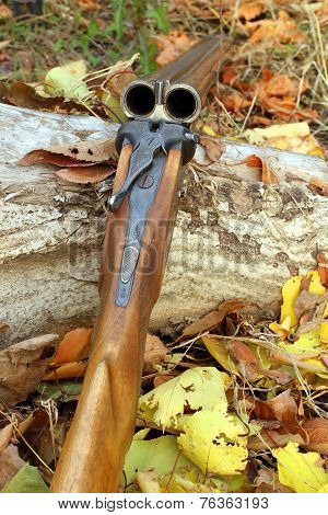 A Wooden Retro Shotgun