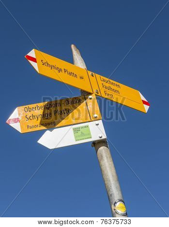 Sign For Hiking