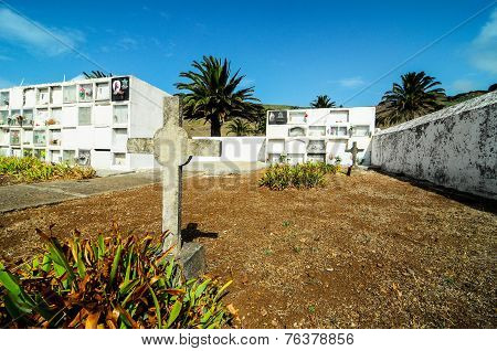 Typical Spanish Mediterrean Cemetery
