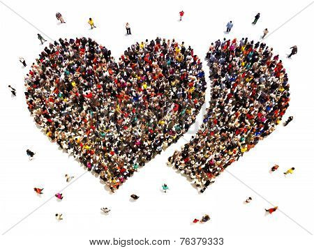 People dating and finding love.