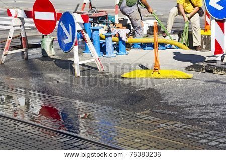 Repair Of Water Pipes