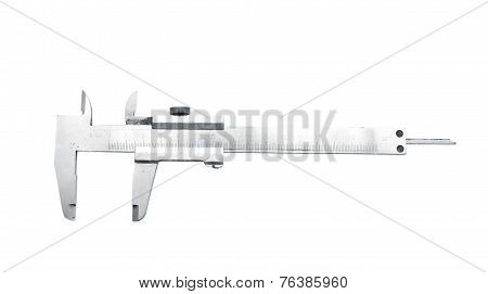Calipers. Isolated On White.