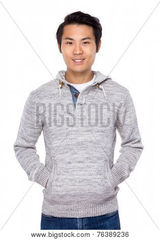 Asian young man portrait