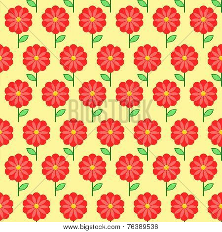 Floral seamless pattern. Flowers background