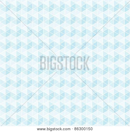 Vector seamless blue triangular pattern