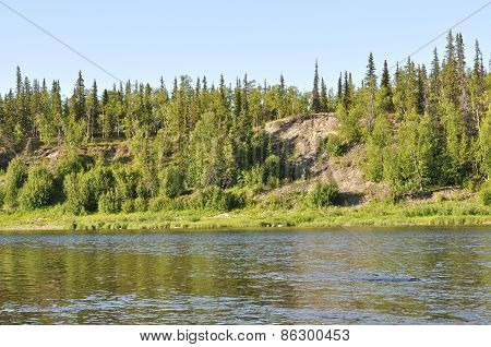 Taiga River Paga, Virgin Komi Forests.