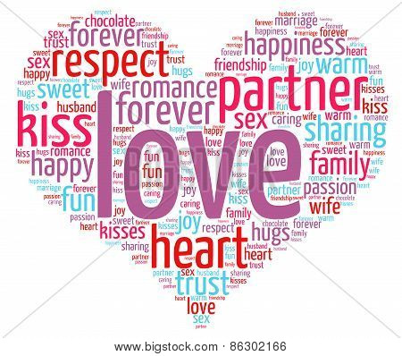 Love Word Cloud