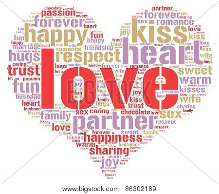 Love Word Cloud