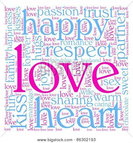 Love Word Cloud