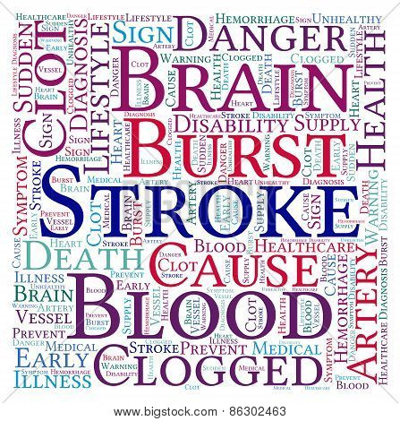 Stroke Word Cloud