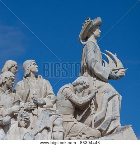 The Monument to the Discoveries in Lisbon, Portugal.