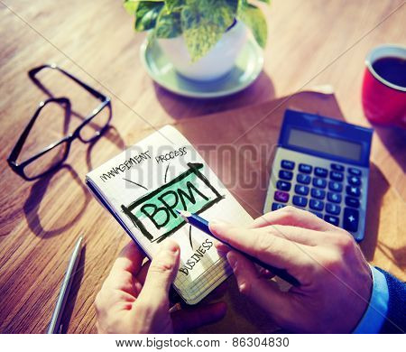 Business Process Management Workflow Analysis Accounting Office Concept