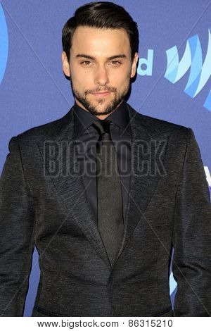 LOS ANGELES - MAR 21:  Jack Falahee at the 26th Annual GLAAD Media Awards at the Beverly Hilton Hotel on March 21, 2015 in Beverly Hills, CA