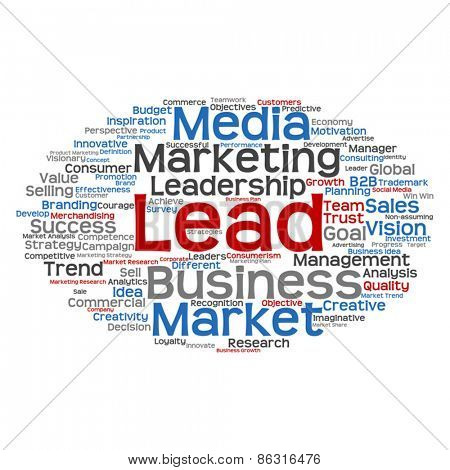Vector concept or conceptual abstract business success word clou