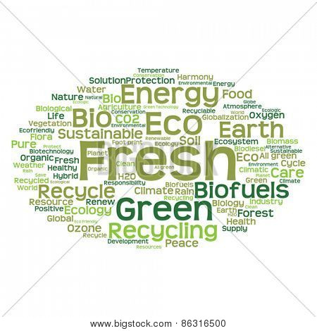 Vector concept or conceptual abstract green ecology and conserva