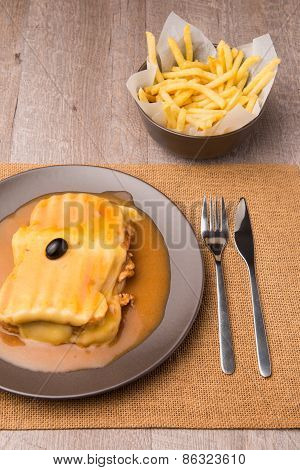 Francesinha And French Fries