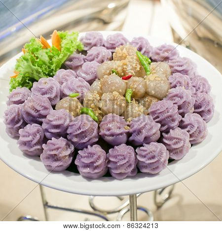 Thai Dessert Name Is Kanom Sago