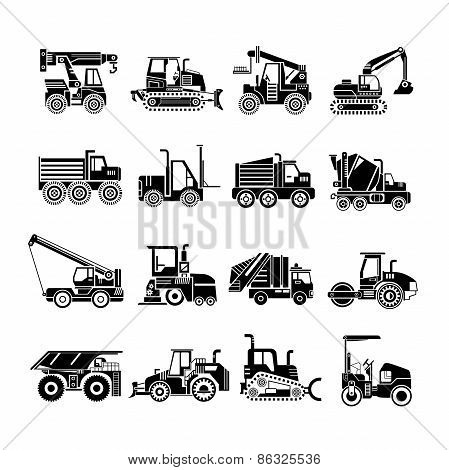 heavy machinery icons