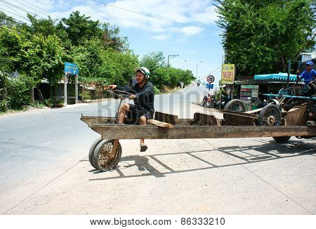 Asian Man, Unsafe Vehicle Renovate, Danger Circulate