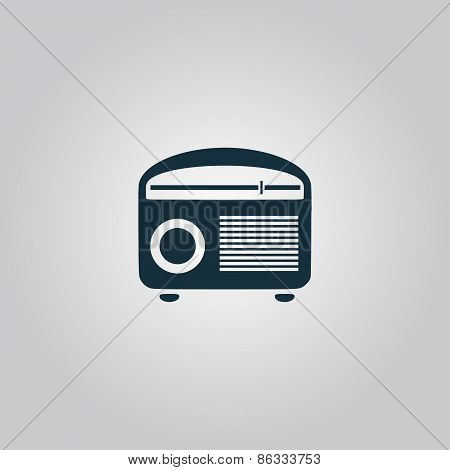Retro revival radios tuner vector illustration.