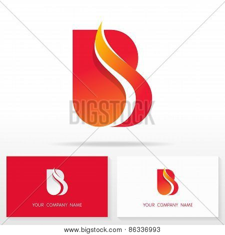 Letter B logo icon design template elements - Illustration