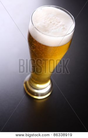 Tall Glass Of Light Beer