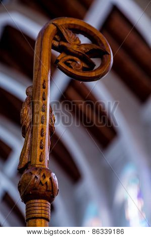 Crosier In Window Light
