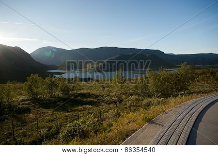 Mountain Plateau Valdresflye, Jotunheimen, Norway