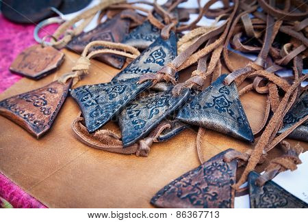 Ethnic Amulets In The Market