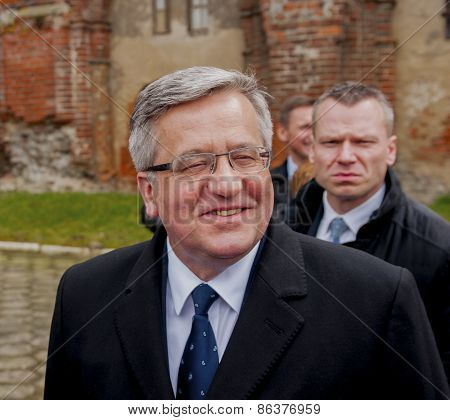President Of The Republic Of Poland Bronislaw Komorowski
