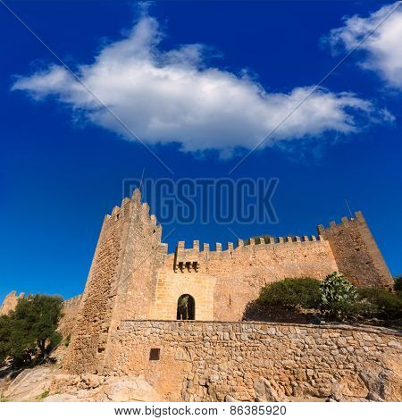 Majorca Capdepera Castle Castell in Mallorca balearic Island of spain