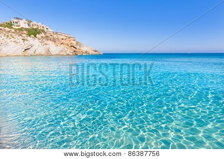 Majorca Cala Mesquida beach in Mallorca Balearic Islands of Spain