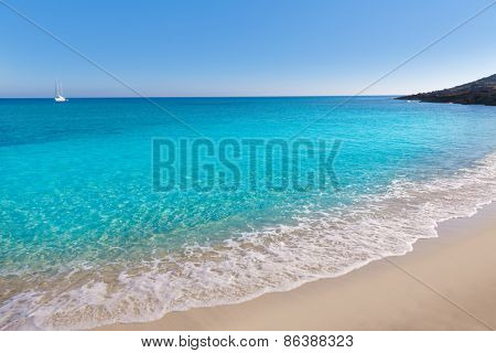 Majorca Cala Mesquida beach in Mallorca Balearic Islands of Spain
