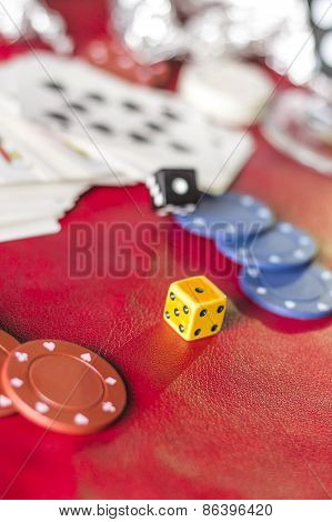 Gambling Background Dice