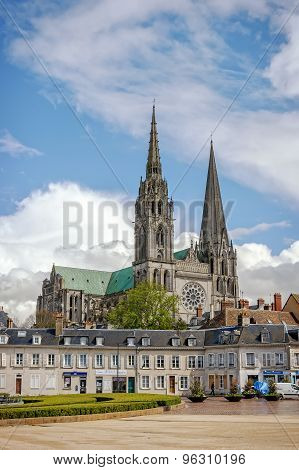 Cathedral Our Lady Of Chartres, France