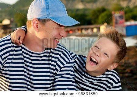Dad and son